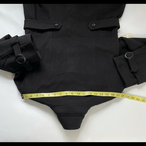 Vértigo Paris Women Classic Duffle Style Toggle Coat Size L Black Dry Clean - Picture 4 of 16